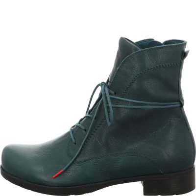 Think! DENK! Damen Stiefelette - Material: Leder in Blau