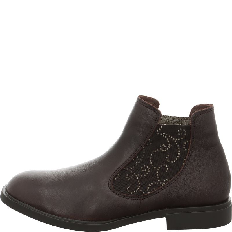 Think NINA Woman Chelsea boot - Material: Leather in Brown