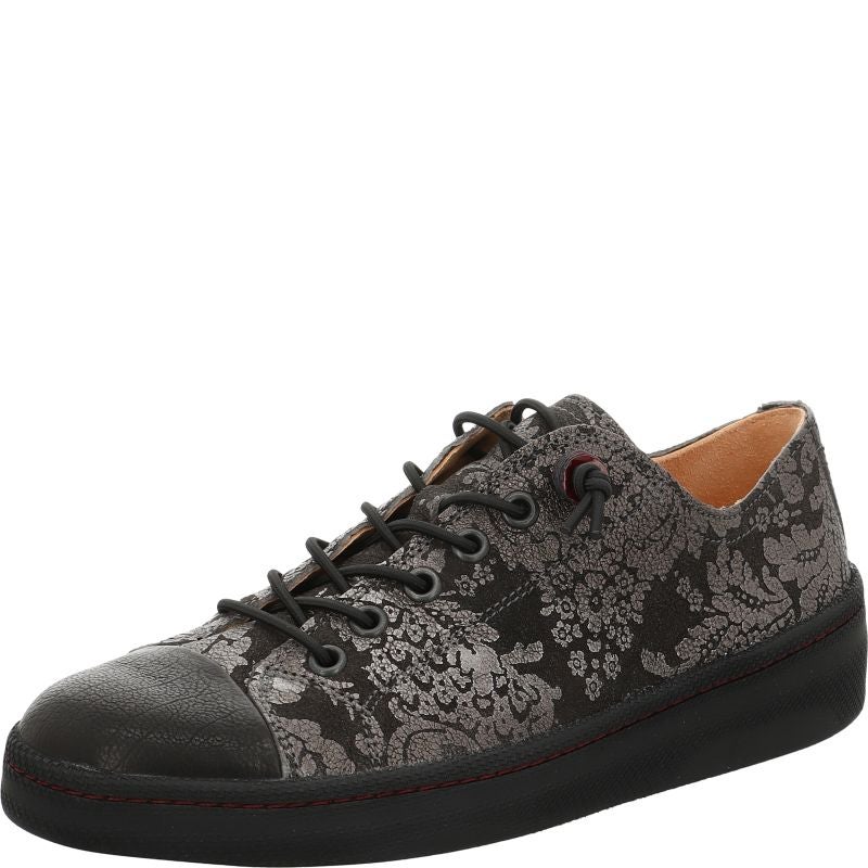 Think KUMI Woman Sneakers low - Material: Leather in Black