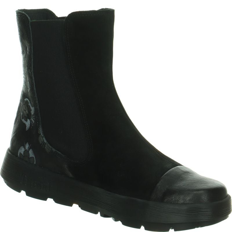 Think COMODA Chelsea boot - Material: Leather in Black