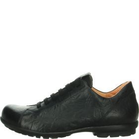 Think! KONG Herren Schnürschuh - Material: Leder in Schwarz