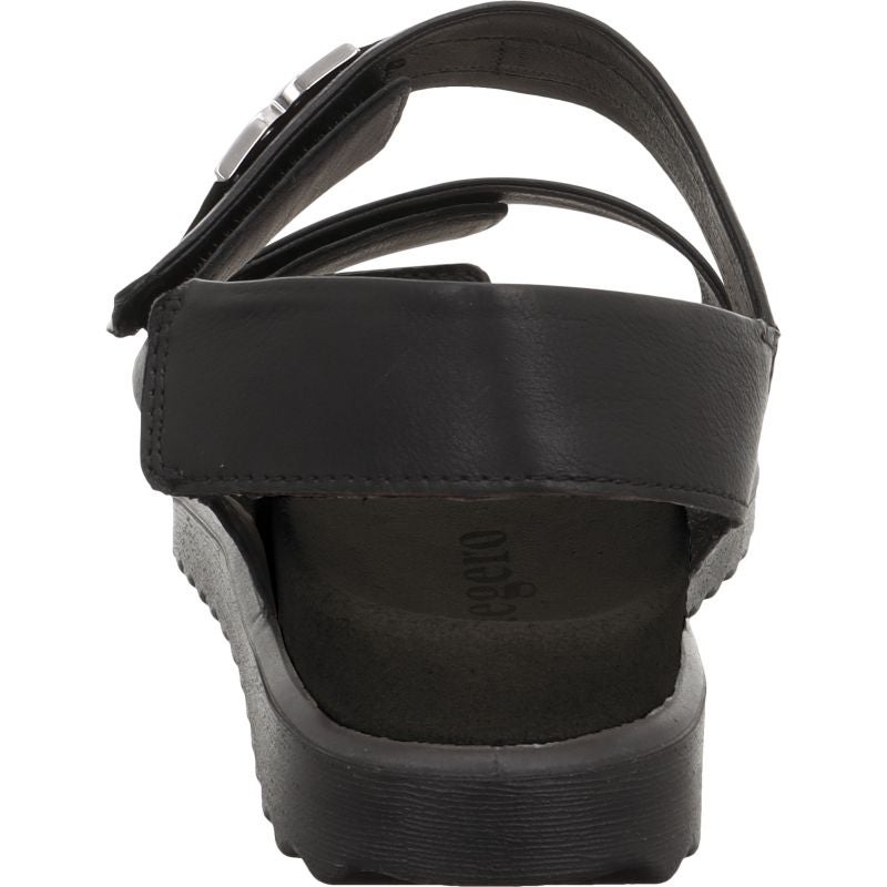 legero MOVE Damen Sandale - Material: Leder in Schwarz