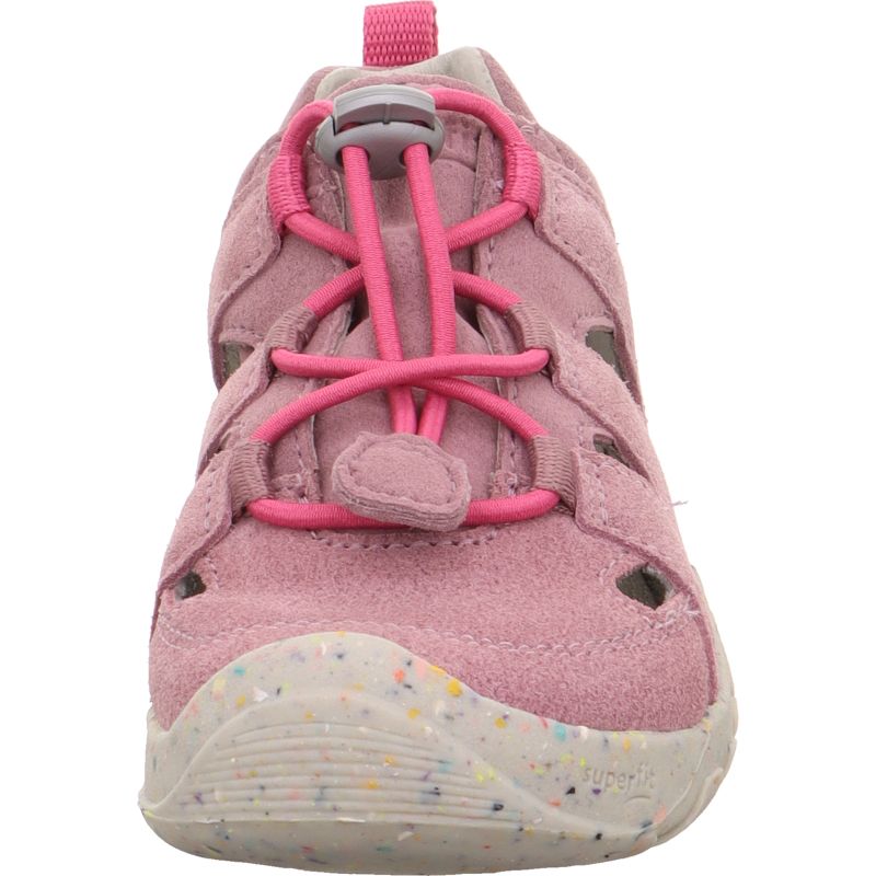 Superfit TRACE Mädchen Sneaker low - Material: Leder/Textil in Lila