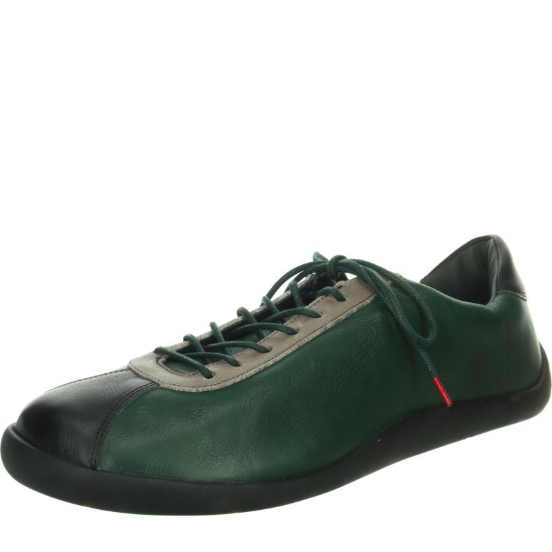 Think! HAPPAT Herren Sneaker low - Material: Leder in Grün