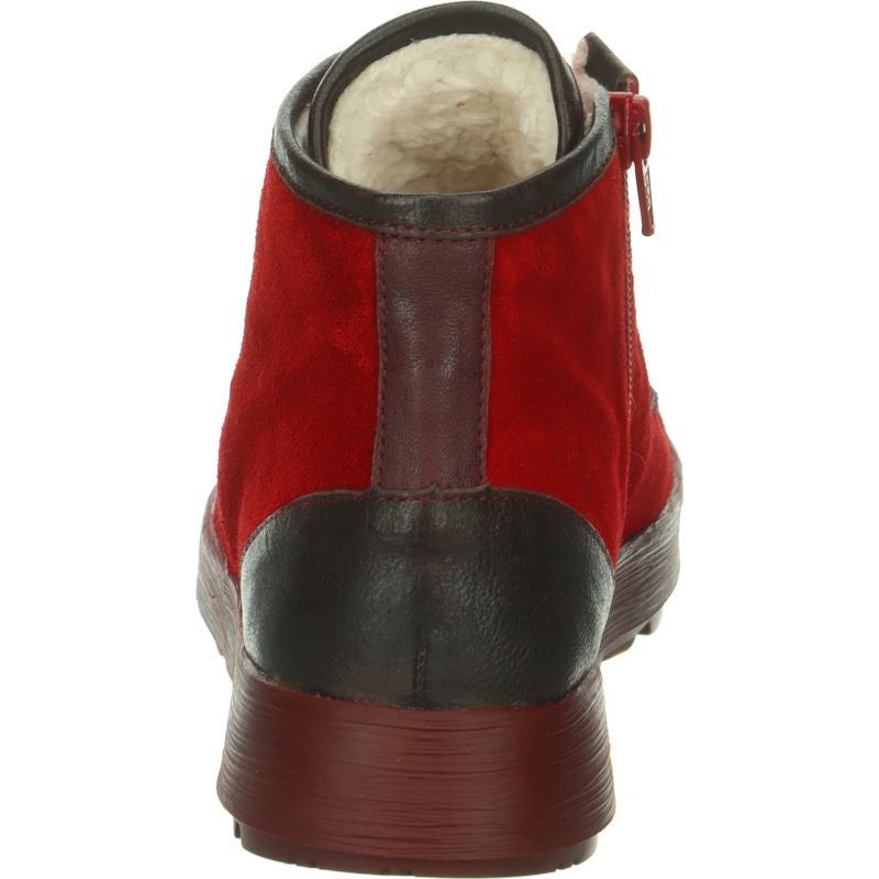 Think! COMODA Damen Stiefelette - Material: Leder in Rot