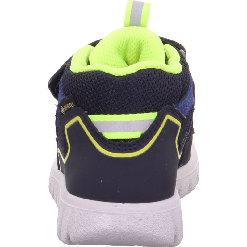 Superfit SPORT7 MINI Unisex, Jungen Sneaker high - Material: Leder/Sonstiges Material/Textil in Blau