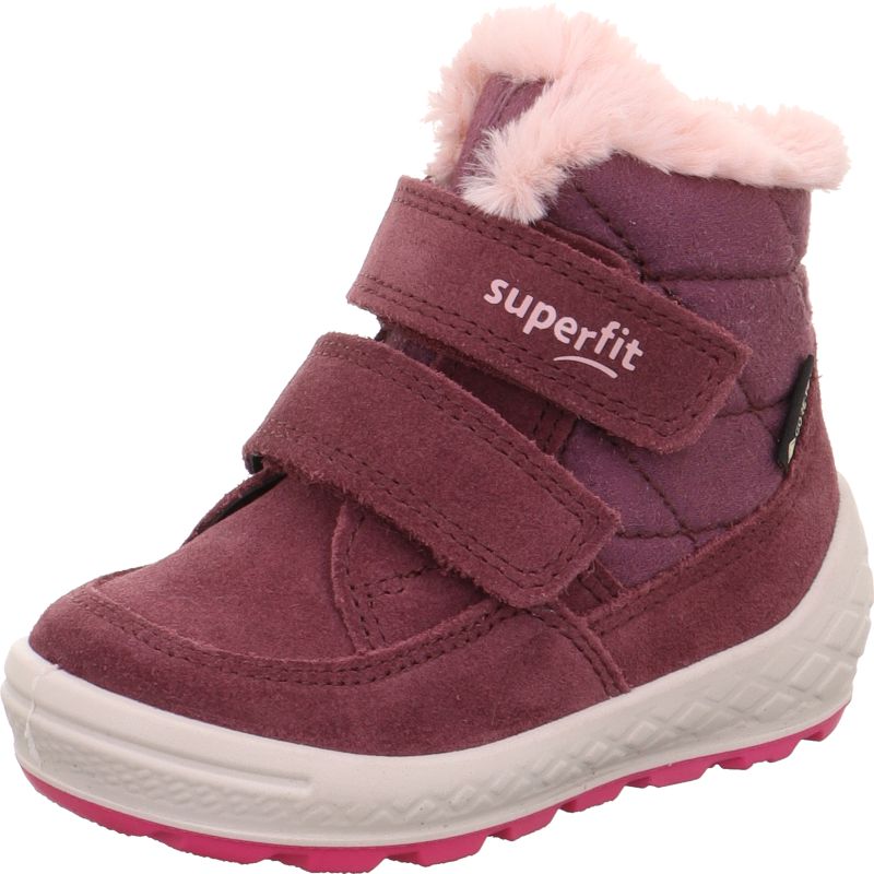 Superfit GROOVY 2.0 Boot - Material: Leather/Textil in Red