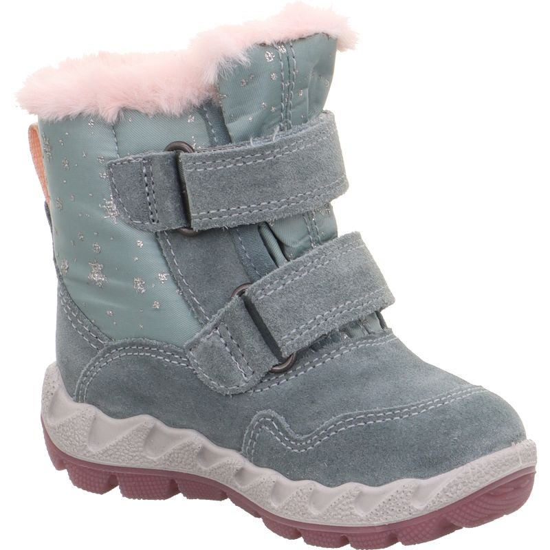 Superfit ICEBIRD Mädchen Boots - Material: Leder/Textil in Grün