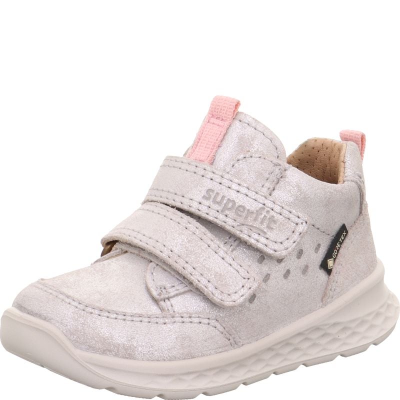 Superfit BREEZE Girls Sneakers high - Material: Leather in Metallic