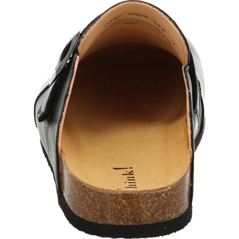Think WOLFI Men Clog - Material: Leather in Black