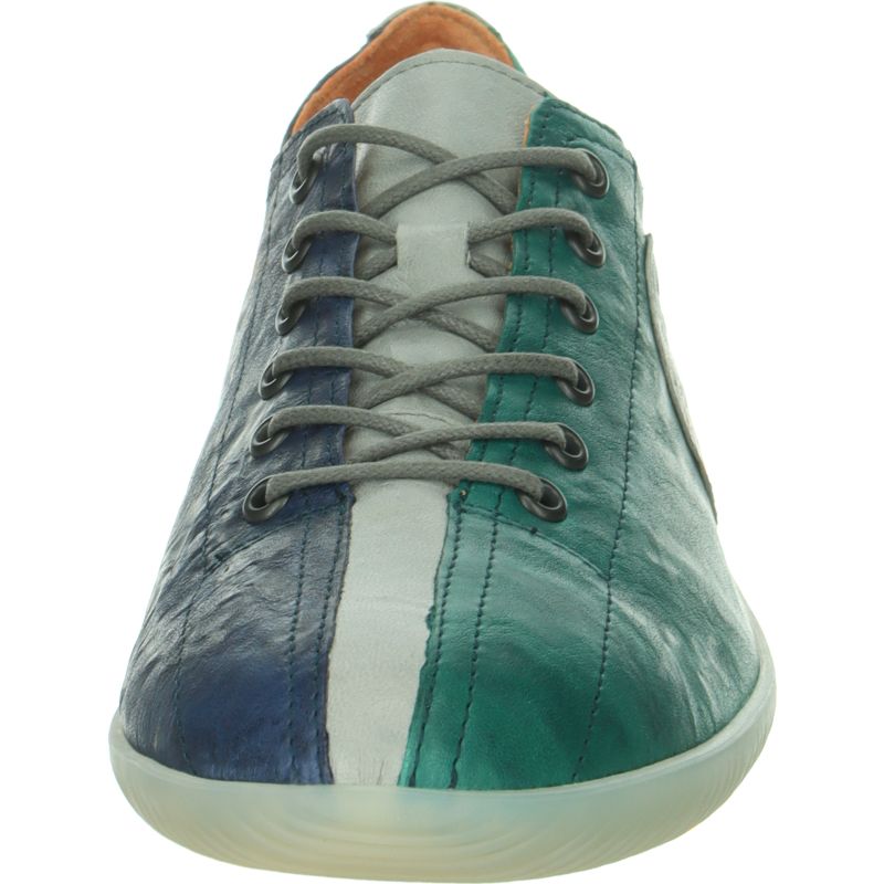 Think HAUKI HERREN Men Sneakers low - Material: Leather in Blue