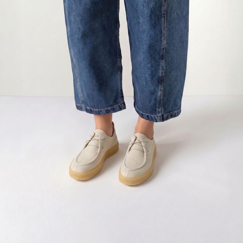 Think! HONEY Damen Sneaker low - Material: Leder in Beige