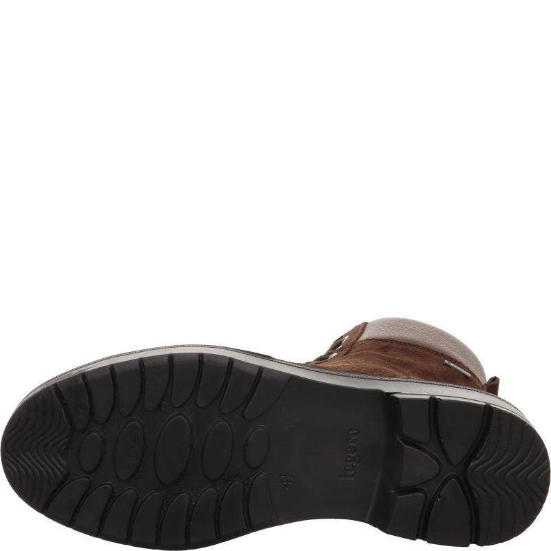 legero MYSTIC Damen Schnürboots - Material: Leder in Braun