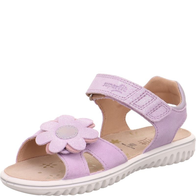 Superfit SPARKLE Sandal - Material: Leather in Purple