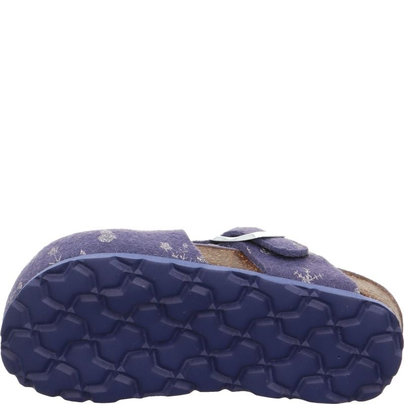 Superfit FUSSBETTPANTOFFEL Girls Clog - Material: Textile in Blue