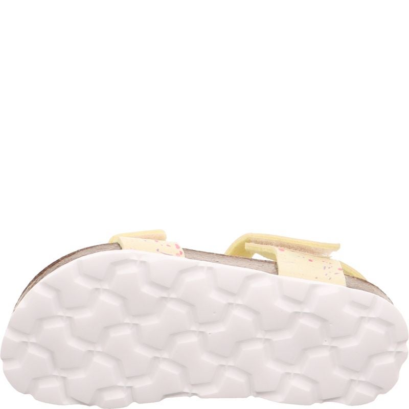 Superfit FUSSBETTPANTOFFEL Girls Sandal - Material: Sonstiges Material in Yellow