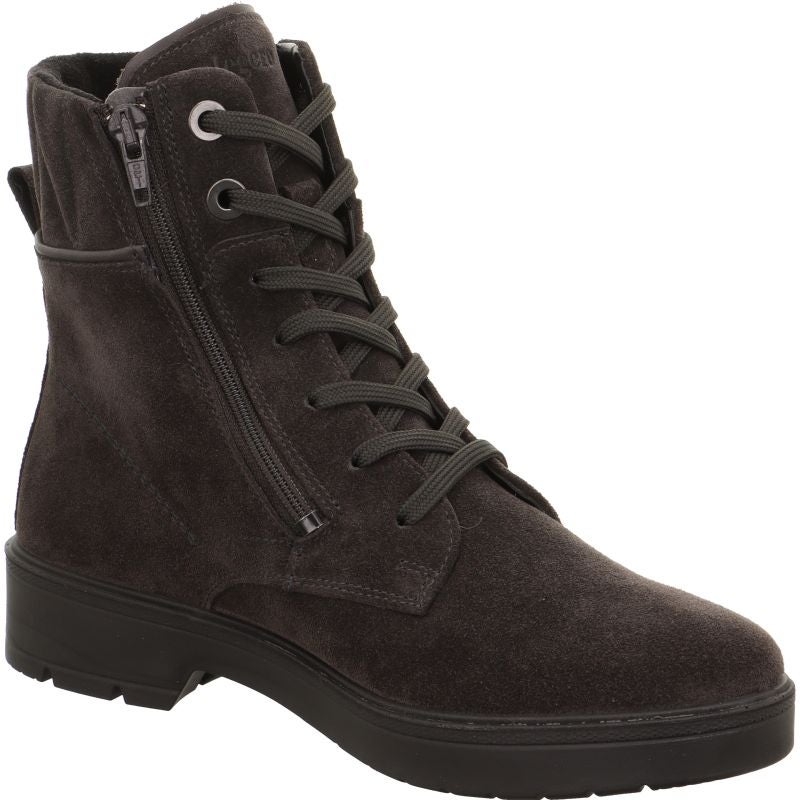 Legero MYSTIC Damen Schnürboots - Material: Leder in Grau