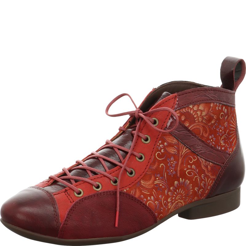 Think! GUAD2 Damen Ankle Boots - Material: Leder in Mehrfarbig