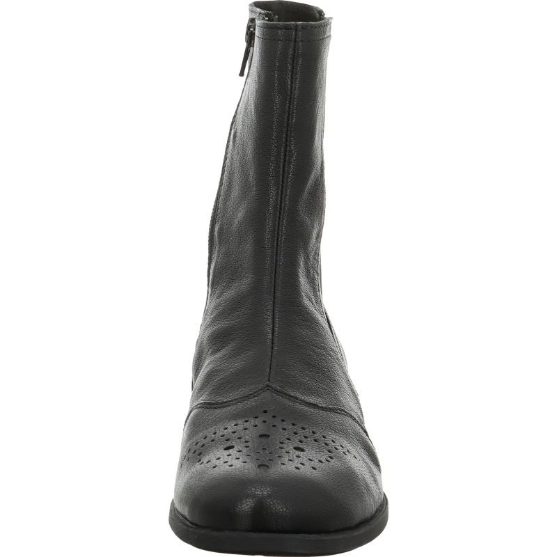 Think AGRAT Woman Ankle boot - Material: Leather in Black