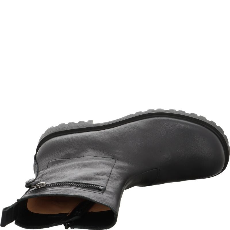 Think TRENTO Woman Ankle boot - Material: Leather in Black
