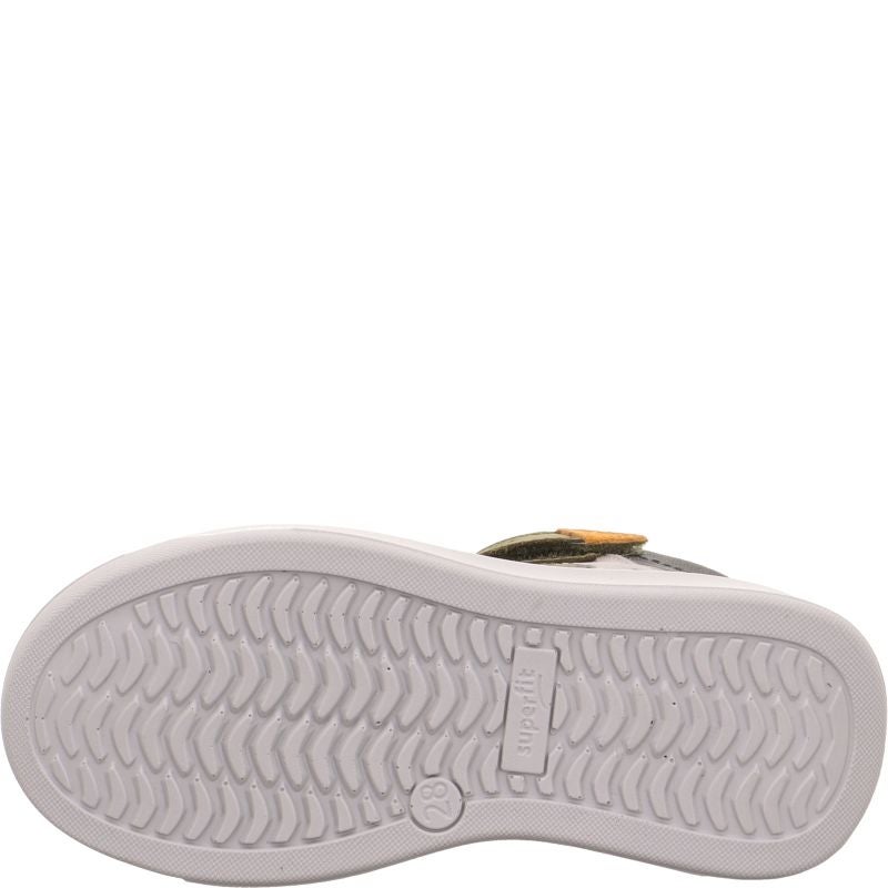Superfit COSMO Jungen Sneaker high - Material: Leder/Textil in Grün