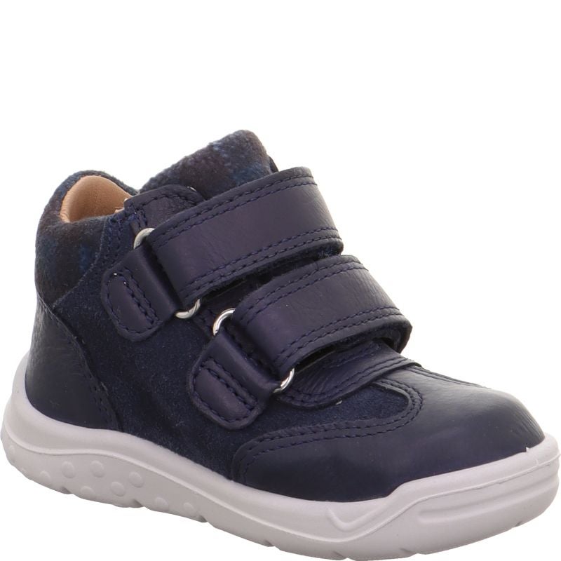Superfit WHALEY Sneakers high - Material: Leather/Textil in Blue
