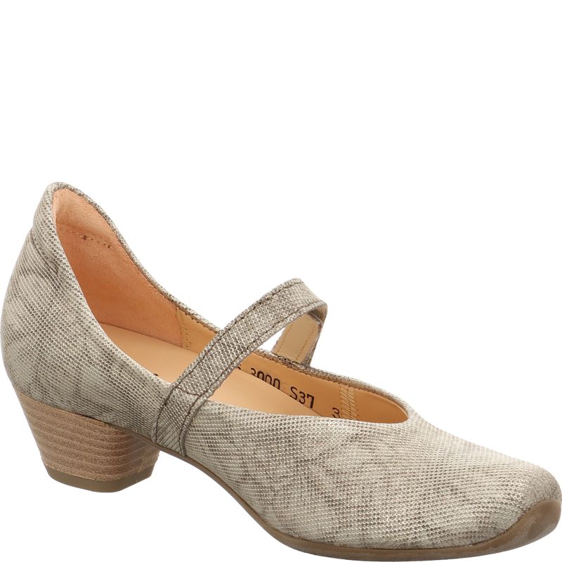 Think AIDA DAMEN Pumps - Material: Leather in Grey