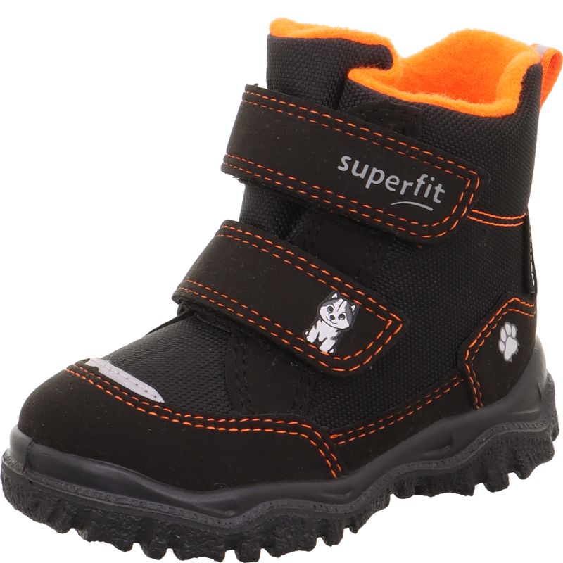 Superfit HUSKY1 Unisex | Boys Boot - Material: Textile in Black