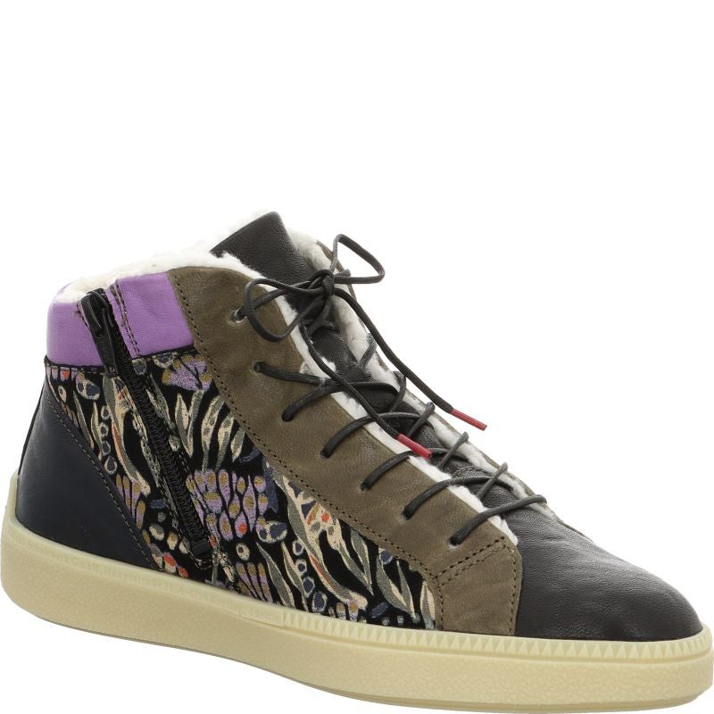 Think! TURNA DAMEN Damen Sneaker high - Material: Leder in Schwarz