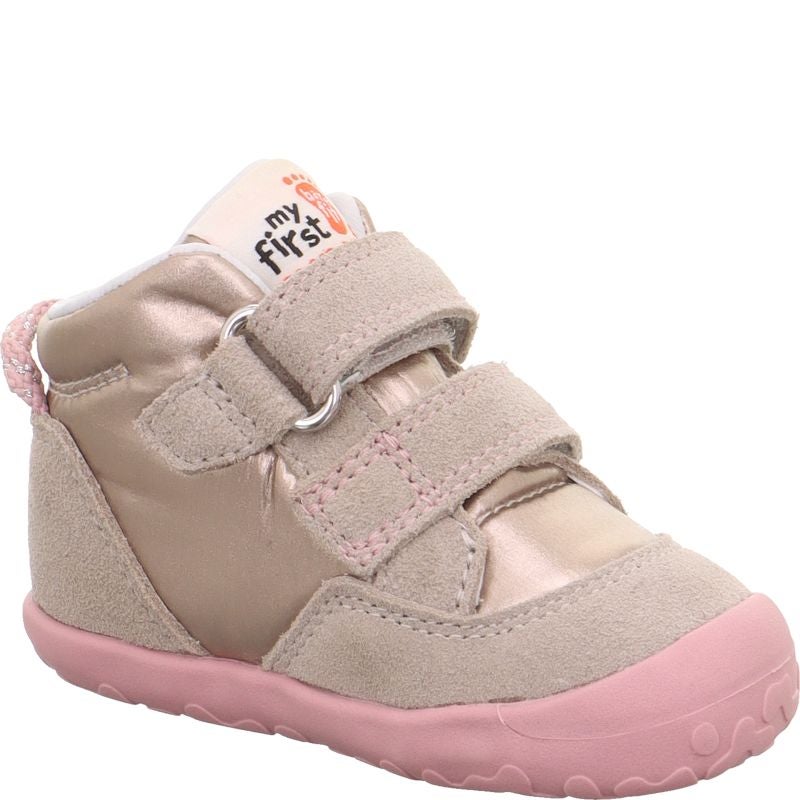 Superfit FLUMMI Girls Sneakers high - Material: Leather/Textil in Beige