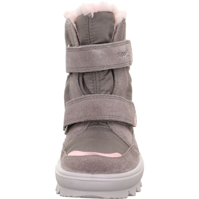Superfit FLAVIA Mädchen Boots - Material: Leder/Textil in Grau