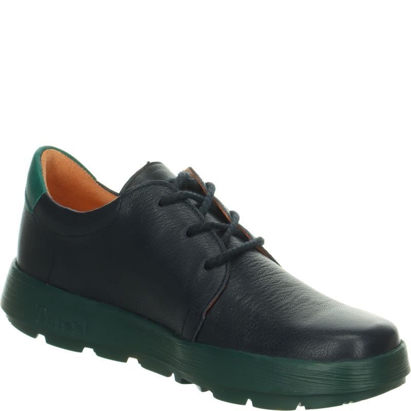 Think COMODA Woman Lace up shoe - Material: Leather in Blue