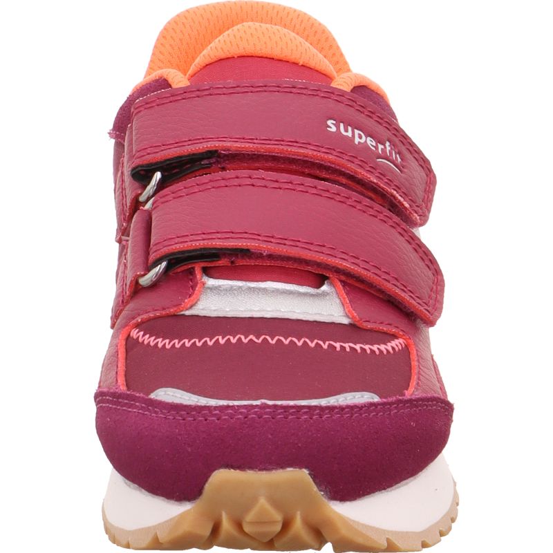 Superfit DASH Mädchen Sneaker low - Material: Leder/Sonstiges Material/Textil in Rot