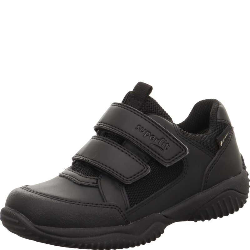 Superfit STORM Unisex, Boys Sneakers low - Material: Leder/Sonstiges Material/Texti in Black