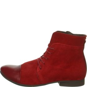 Think! GUAD2 Damen Stiefelette - Material: Leder in Rot