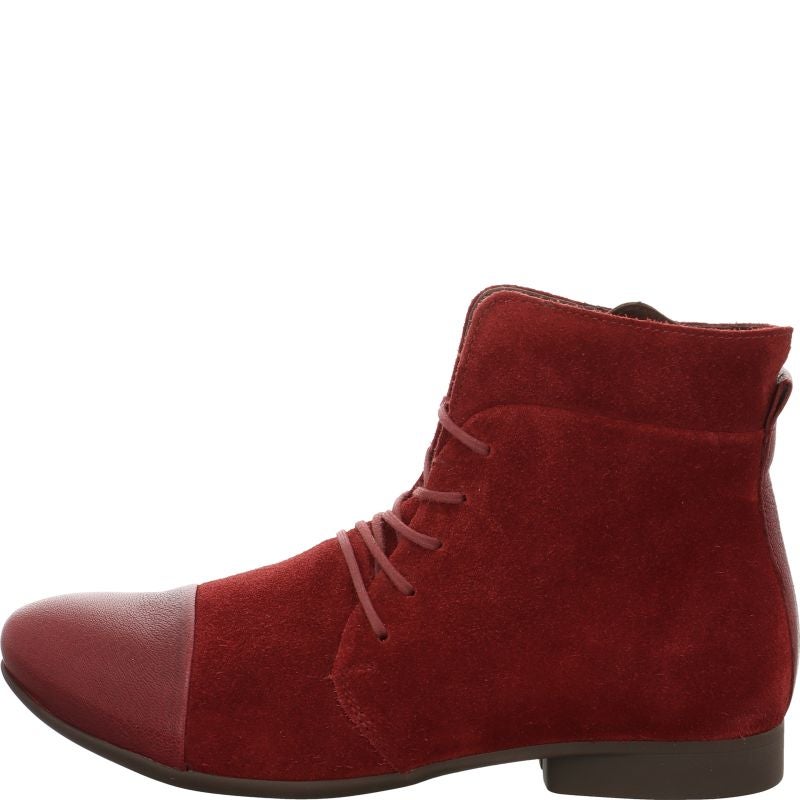 Think GUAD2 Ankle boot - Material: Leather in Red