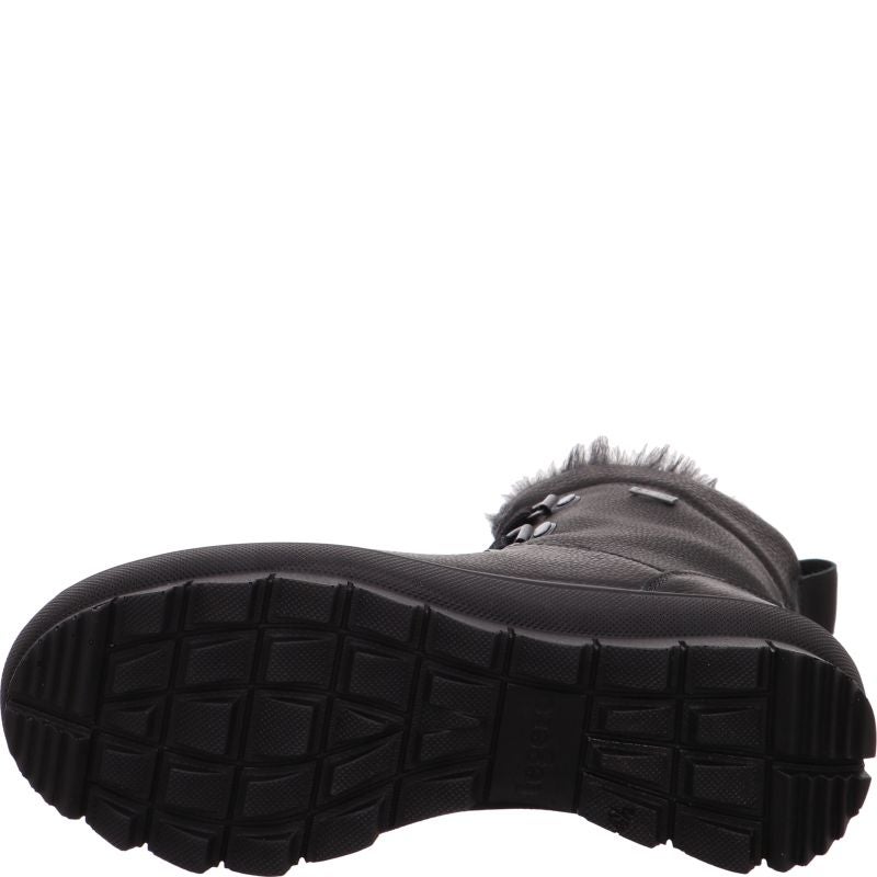 Legero NOVARA Damen Schnürboots - Material: Leder in Schwarz