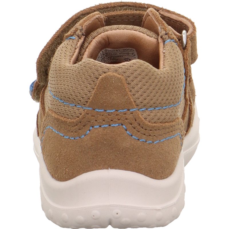 Superfit WHALEY Boys Sneakers high - Material: Leather/Textil in Brown