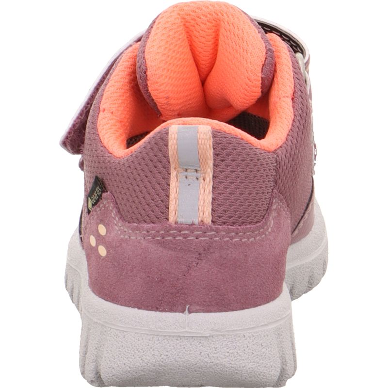 Superfit SPORT7 MINI Mädchen Sneaker low - Material: Leder/Sonstiges Material/Textil in Lila