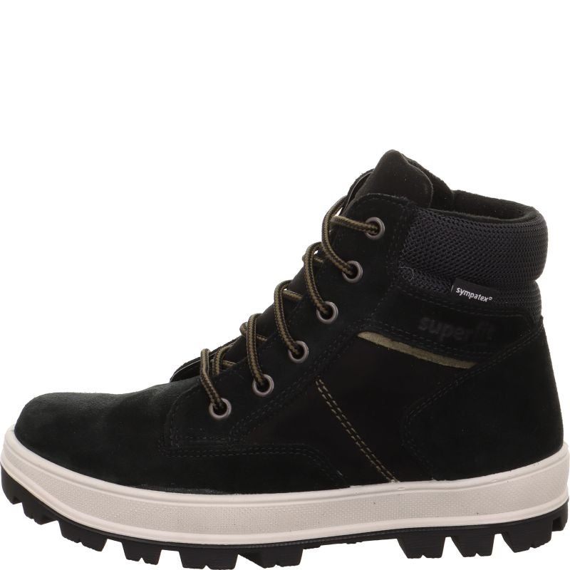 Superfit TEDD Jungen Boots - Material: Leder/Textil in Schwarz