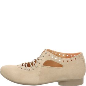 Think GUAD2 Lace up shoe - Material: Leather in Beige