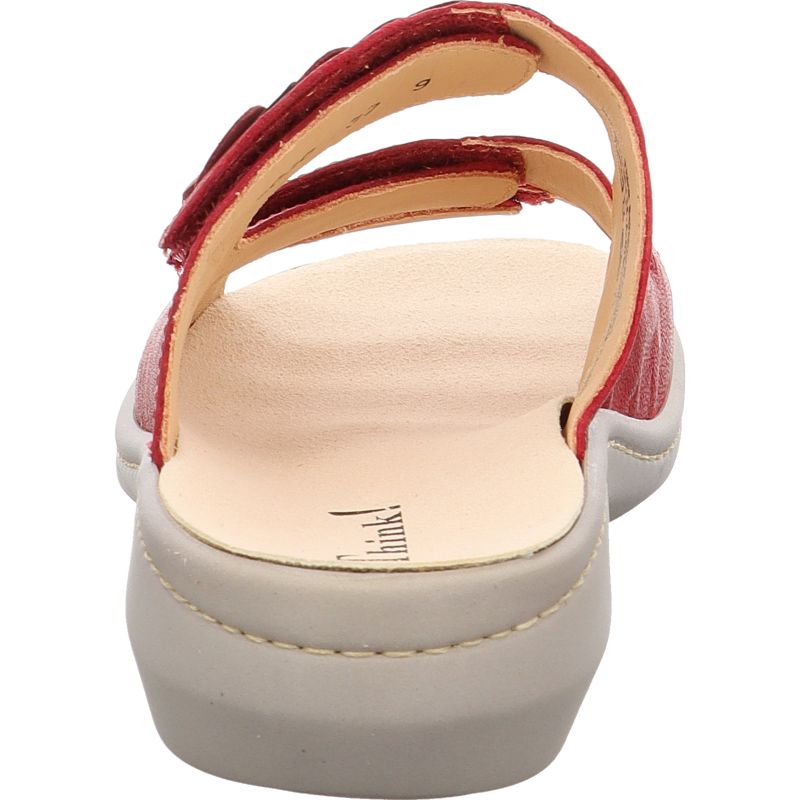 Think CAMILLA DAMEN Mules - Material: Leather in Red