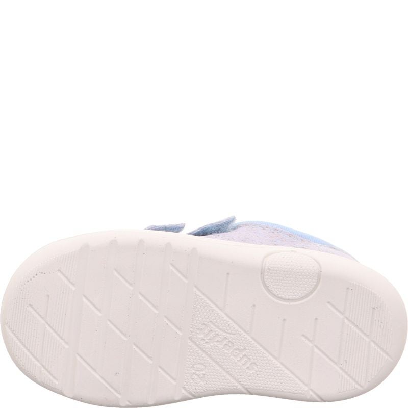 Superfit LILLO Girls Sneakers low - Material: Leather/Textil in Blue