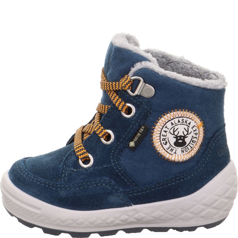 Superfit GROOVY 2.0 Boys Boot - Material: Leather/Textil in Blue