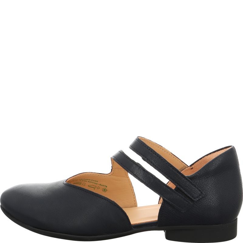 Think! GUAD2 Damen Ballerina - Material: Leder in Blau
