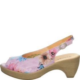 Think ZEPPA Woman Sandal - Material: Leather in Multi Colour