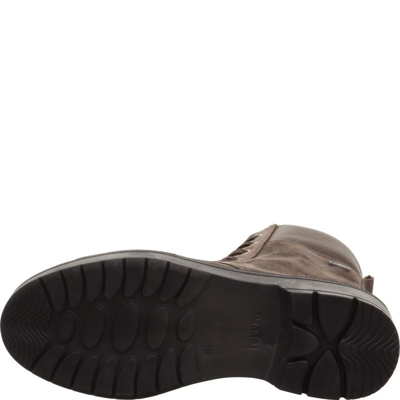 legero MYSTIC Damen Schnürboots - Material: Leder in Grau