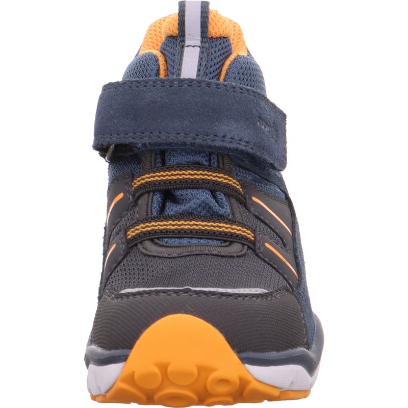 Superfit SPORT5 Unisex, Jungen Sneaker high - Material: Leder/Sonstiges Material/Textil in Blau