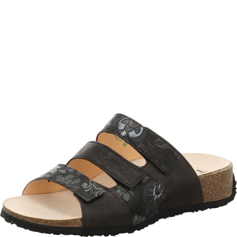 Think! MIZZI Damen Pantolette - Material: Leder in Mehrfarbig