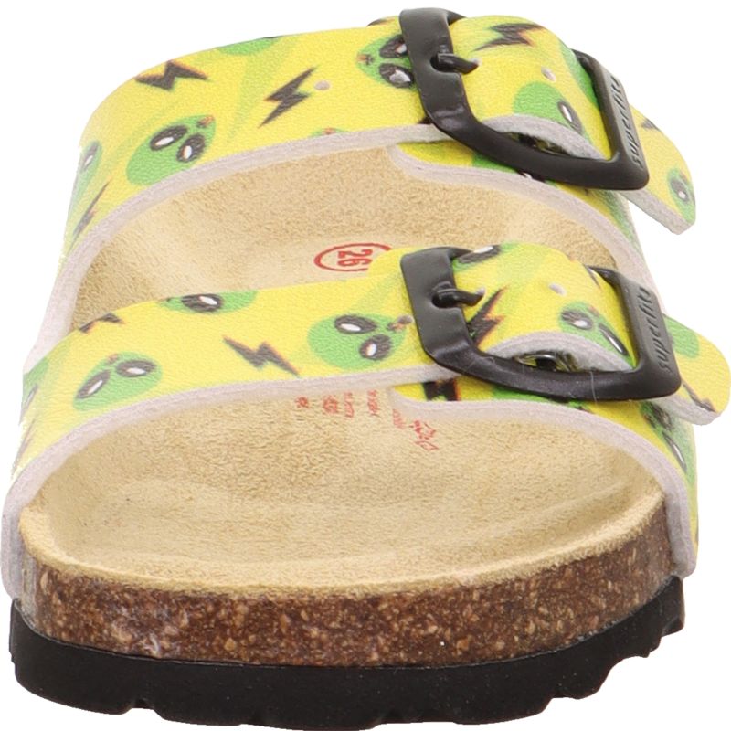 Superfit FUSSBETTPANTOFFEL Boys Slipper - Material: Sonstiges Material in Yellow